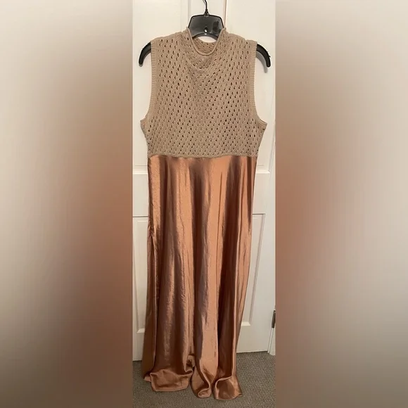 NWT Mare Mare x Anthropologie Mock-Neck Sleeveless Maxi Dress - Picture 8 of 13